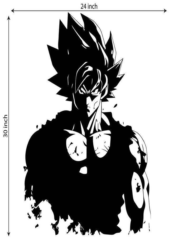 CVANU Anime Character Transparent Vinyl Self-Adhesive Sticker for Wall Decoration (30X24inch)_202308-A5 - Image 4